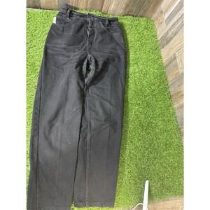 Pendleton Originals Women's Black Denim Jeans Size 4 Straight Leg Made in Canada